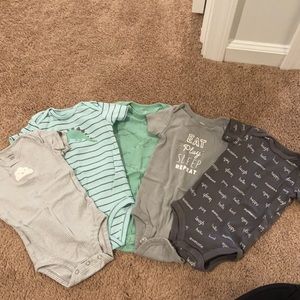 Bundle of 5 Carter’s/Just One You Onesies